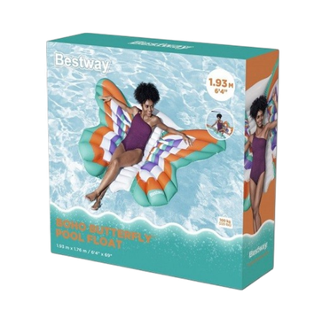Матрац Bestway Метелик B43963 93819 193 х 176 см (6941607393819) 
