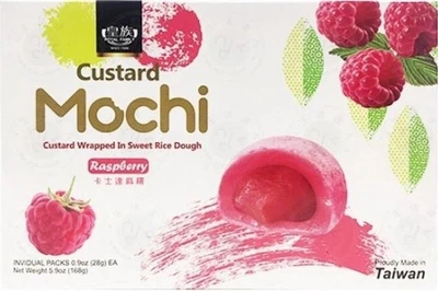 Японські Моті Taiwan Dessert Mochi Custard Raspberry Заварний Крем і Малина 168г