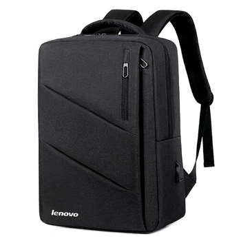 Рюкзак противоударный для ноутбука 15,6" Lenovo Леново, водостойкий, с USB-портом Черный ( IBN051B4 )