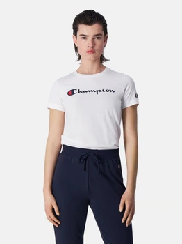 Футболка crewneck t-shirt 117366-WW001 Champion L Білий 117366-WW001 XS