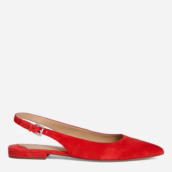Женские балетки замшевые Ralph Lauren 660493590 36 Красные (1159859641)