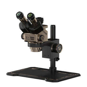Мікроскоп тринокулярний Mechanic Robot 7060T-TG (7X-60X) WF10X/25 з підсвіткою LS5