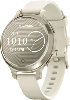 Смарт-часы Garmin Lily 2 Active Lunar Gold with Bone Silicone Band (010-02891-00/50)