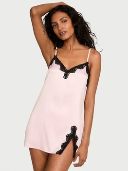 Ночная рубашка женская Victoria's Secret 317821463 L Розовая (1159853514)