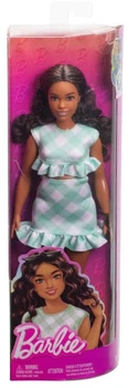 Кукла Mattel Barbie Fashionistas платье зелёная клетка 763040 (194735255597)