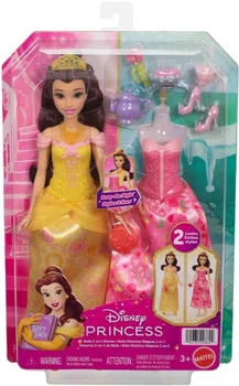 Лялька Mattel Disney Princess Belle Fashion 2 в 1 757129 (194735298624)