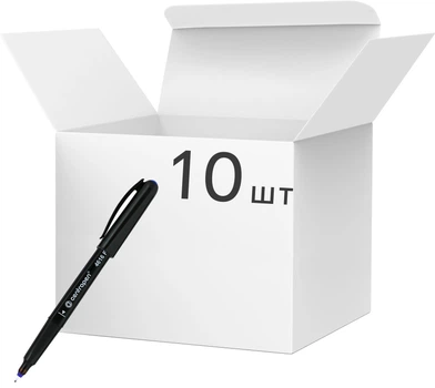 Набор маркеров для дисков Centropen CD-Liner Ergoline 0.6 мм Синий 10 шт (4616/03) (8595013631621)