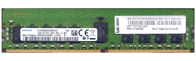 Серверная оперативная память Samsung DDR4 16GB 2666MHz RDIMM 1Rx4 PC4-2666V (M393A2K40DB2-CTD6Y)
