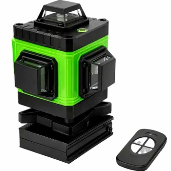 Лазерный уровень 4D 12 линий до 30м 2400мАч с штативом в кейсе GreenLine Pro