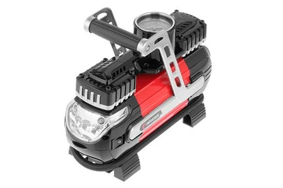 Миникомпрессор автомобильный Intertool - 12В x 7 bar x 40 л/мин, двухпоршневой