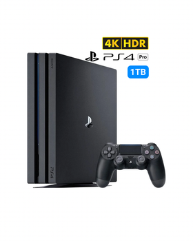 Игровая Приставка Playstation 4 Pro 1TB Black Б/У "Комплект"
