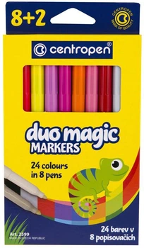 Набор фломастеров Centropen Duomagic 10 шт (2599/10)
