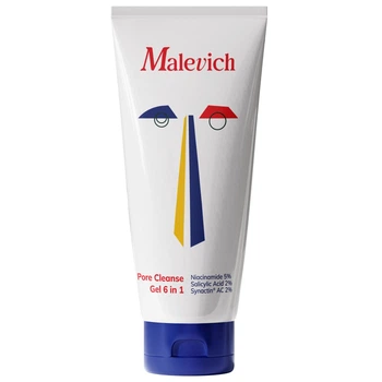 Балансувальний протизапальний гель для вмивання обличчя 6 в 1 Malevich Pore Cleanse Gel 6 in 1 150 мл