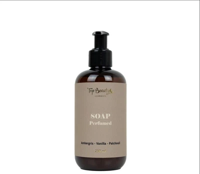 Парфумоване рідке мило для рук та тіла Top Beauty Perfumed Soap Амбра-Ваніль-Пачулі 250 мл