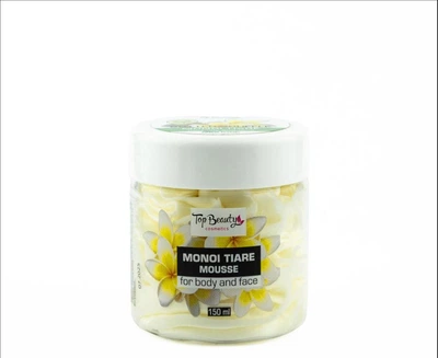Батер-суфле для увлажнения и ухода за кожей тела Top Beauty Monoi Tiare Mousse Банан и Масло Монои 150 мл