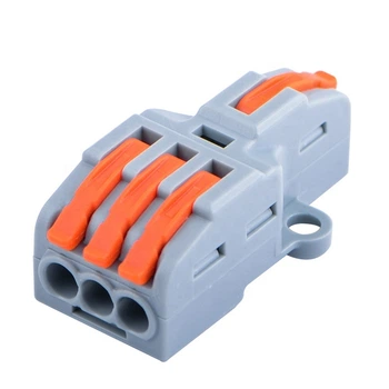 Клема прохідна ENERGIO CMK-421 1-3 отв 32А 450В з зажимом