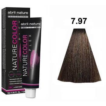 Abril et Nature Color Plex Крем-фарба для волосся 7.97 Русяво-коричневий фіолетовий