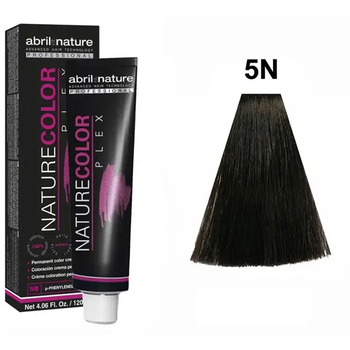 Abril et Nature Color Plex Крем-фарба для волосся 5N Світло-каштановий теплий