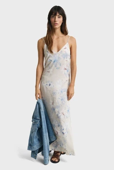 Жіноча біла сукня з візерунком FLORAL PRINT SLIP DRESS Gant 34 4503381