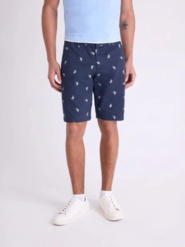 Шорты хлопковые короткие мужские U.S. Polo Assn 11C571-GA00A(CLUB NAVY) 33 Синие (786660717389)