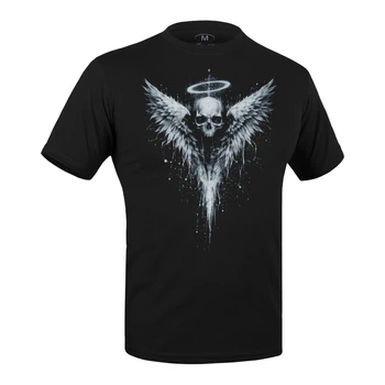 Футболка с рисунком Angel Skull 2XL Combat Black