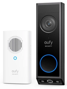 Відеодзвінок IP EUFY E340 з додатковим дзвінком Chime (Чорний)