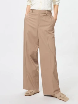 Брюки женские Uniqlo 644352529 L Бежевые (1159858933)