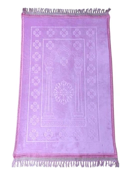 Килимок Для Намазу Luxury Velvet Sajda 70Х110 Див Model 1 Розовий