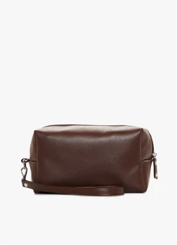Жіноча косметичка з екошкіри SAMBAG Шоколадний (54720231213)