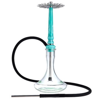 Кальян Tiaga Astra Crystal Tiffany с диффузором из нержавеющей стали 57см бирюзовый