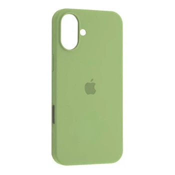 Чохол для iPhone 16 силіконовий Soft-touch Silicone Case Full Size (AA) Mint