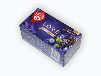 Чай черника и ежевика Teekanne Love blueberry and blackbery 20 пакетиков