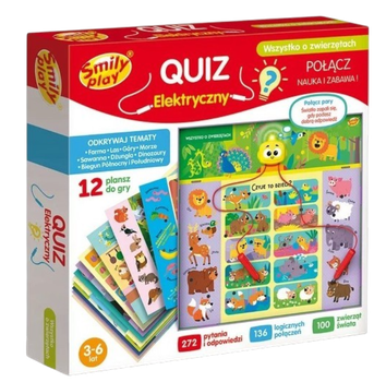 Quiz elektroniczny Smily Play Wszystko o zwierzętach (SP98277 82771) (5908288982771)