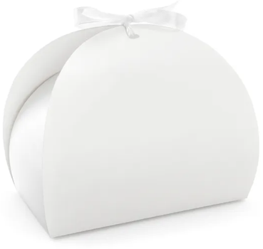 Коробки для тістечок PartyDeco 16.5 x 14 x 9.5 см Білі (5902230794726)