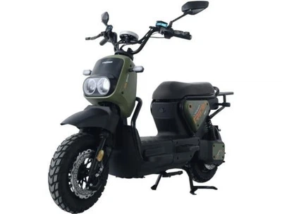Электроскутер Двухместный Crosser CR4 Pro (1200W, 76.8V/30Ah) Зеленый