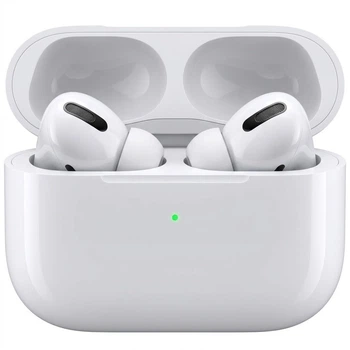 Навушники Air Pro 2nd gen бездротові Bluetooth навушники з магнітним зарядним чохлом MagSafe та бездротовою зарядкою білі Kayfovo AE2GN