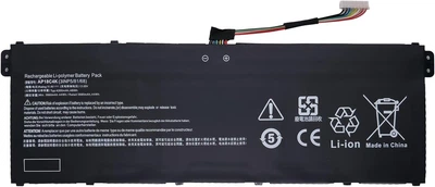 Акумулятор для ноутбука Acer AP18C4K Aspire 3 A315 Aspire 5 A515 TravelMate P2 11.4V 44Wh