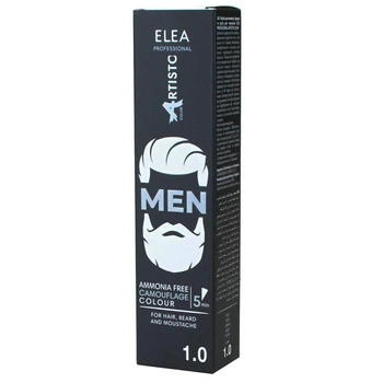 Камуфляж чоловічий Elea Professional для волосся Artisto Color Men №1.0 Чорний 50 мл