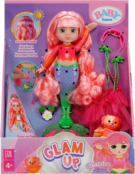 Кукла Baby Born Glam Up Русалочка Саншайн 28 см (871782)
