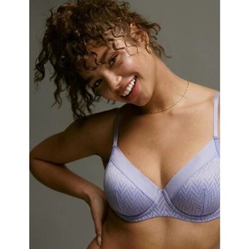 Бюстгальтер Thirdlove Chevron Contour Demi Bra USA - Світло-ліловий - 70С