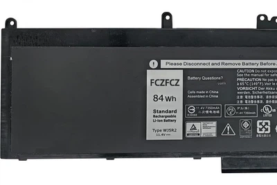 Батарея WJ5R2 для ноутбука DELL Precision 3510 Latitude E5570 (11.4V 84 Wh) Replacement