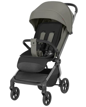 Прогулочная коляска CARRELLO Atom M CRL-5527 Racing Green, компактная, лёгкая, складывание одной рукой