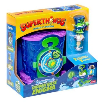 Игровой набор SUPERTHINGS серии "Kazoom Power" - СКРЫТАЯ БАЗА ЭНИГМА