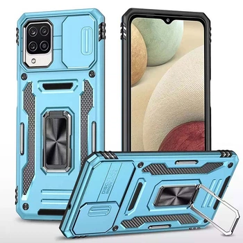 Чохол (накладка) Samsung M536 Galaxy M53, Epik Camshield Army Ring, Light Blue, Блакитний - 524964