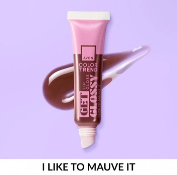 Блеск для губ Avon Color Trend I LIKE TO MAUVE IT/Любимый лиловый