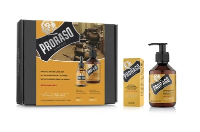 Набір для бороді Proraso Duo Pack Oil + Shampoo Wood & Spice
