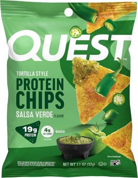 Чипсы Quest Nutrition Tortilla Style Protein Chips Salsa Verde 32г