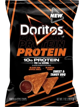 Чипсы Doritos Protein Sweet Tangy BBQ Tortilla Chips 198.4г
