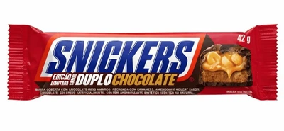 Шоколадний батончик Snickers Double Chocolate Bar 42г