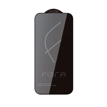 Защитное стекло FIBRA Prem Privacy Антишпион для Apple iPhone 13 Black